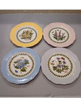 Portmeirion Botanic Garden Terrace Dessert Plate Set of 4